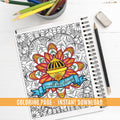 Liahona Coloring Page - Instant Download